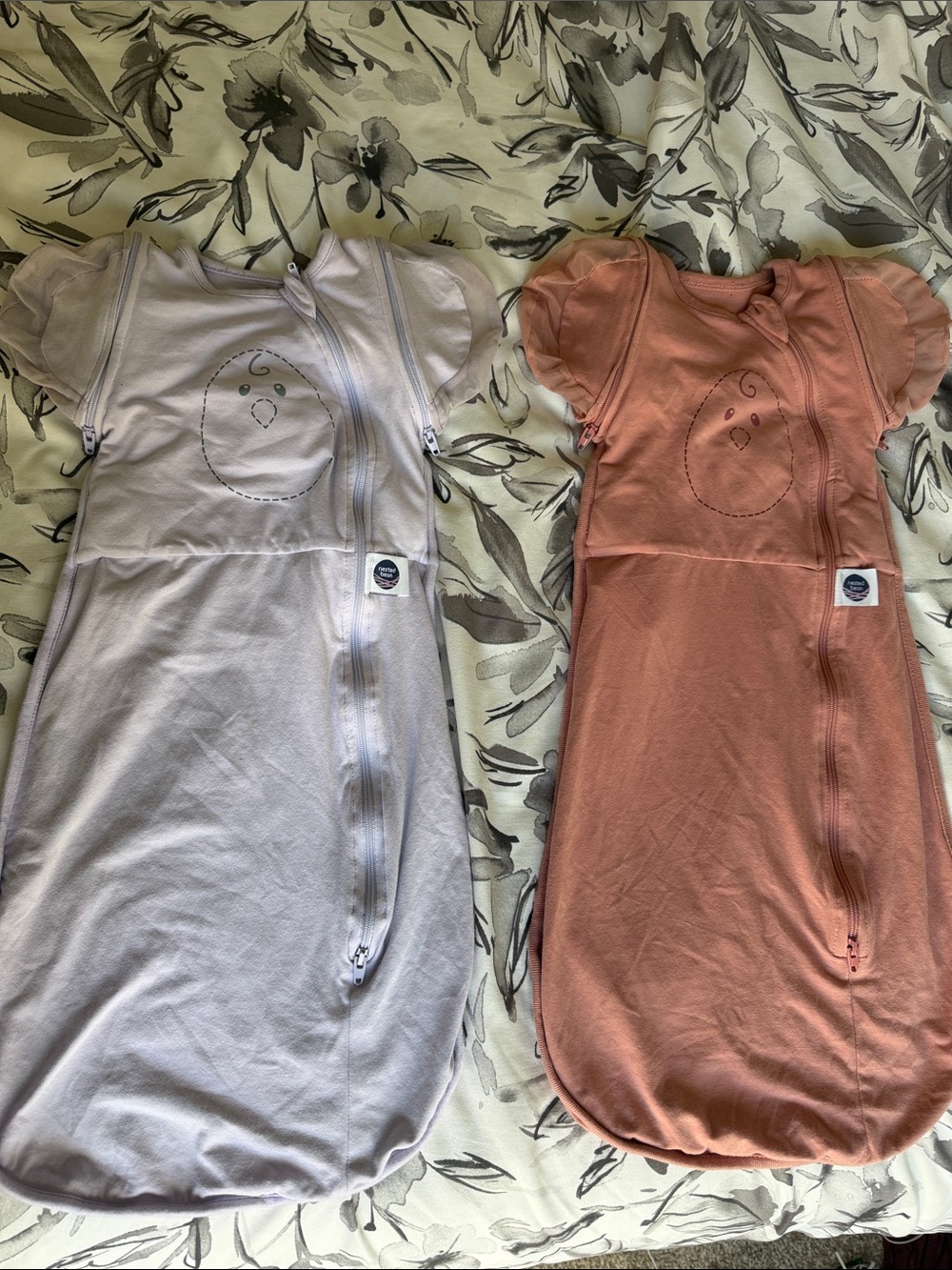 Nested Bean Air 6-1 Adaptable Sleep Sack Bundle - Lavender and Blush Pink
